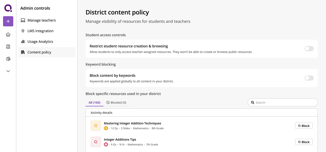 Content moderation tool