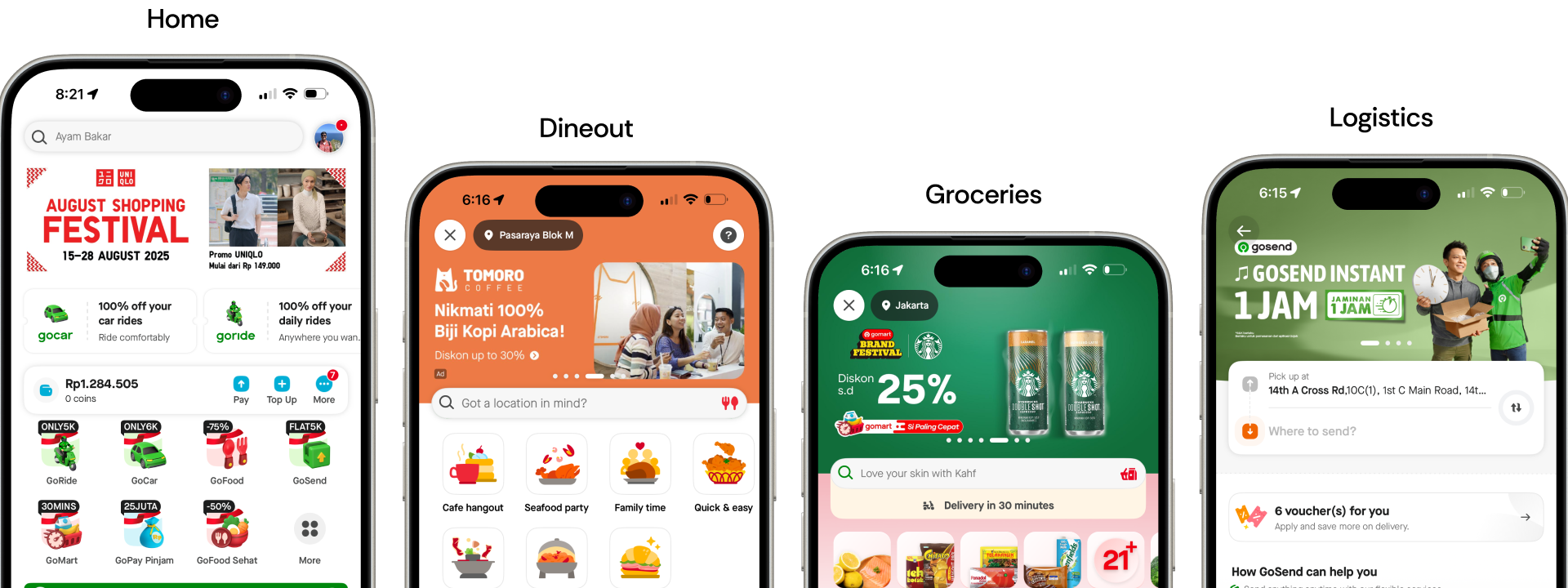 Masthead across app
